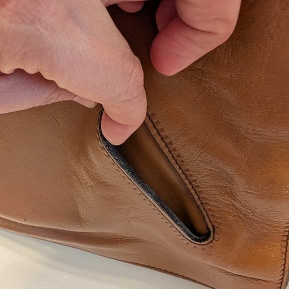 🥰 Vintage 1980's Bally Italy Genuine Smooth Leather Top Carry Briefcase 💼 - Picture 9 of 16